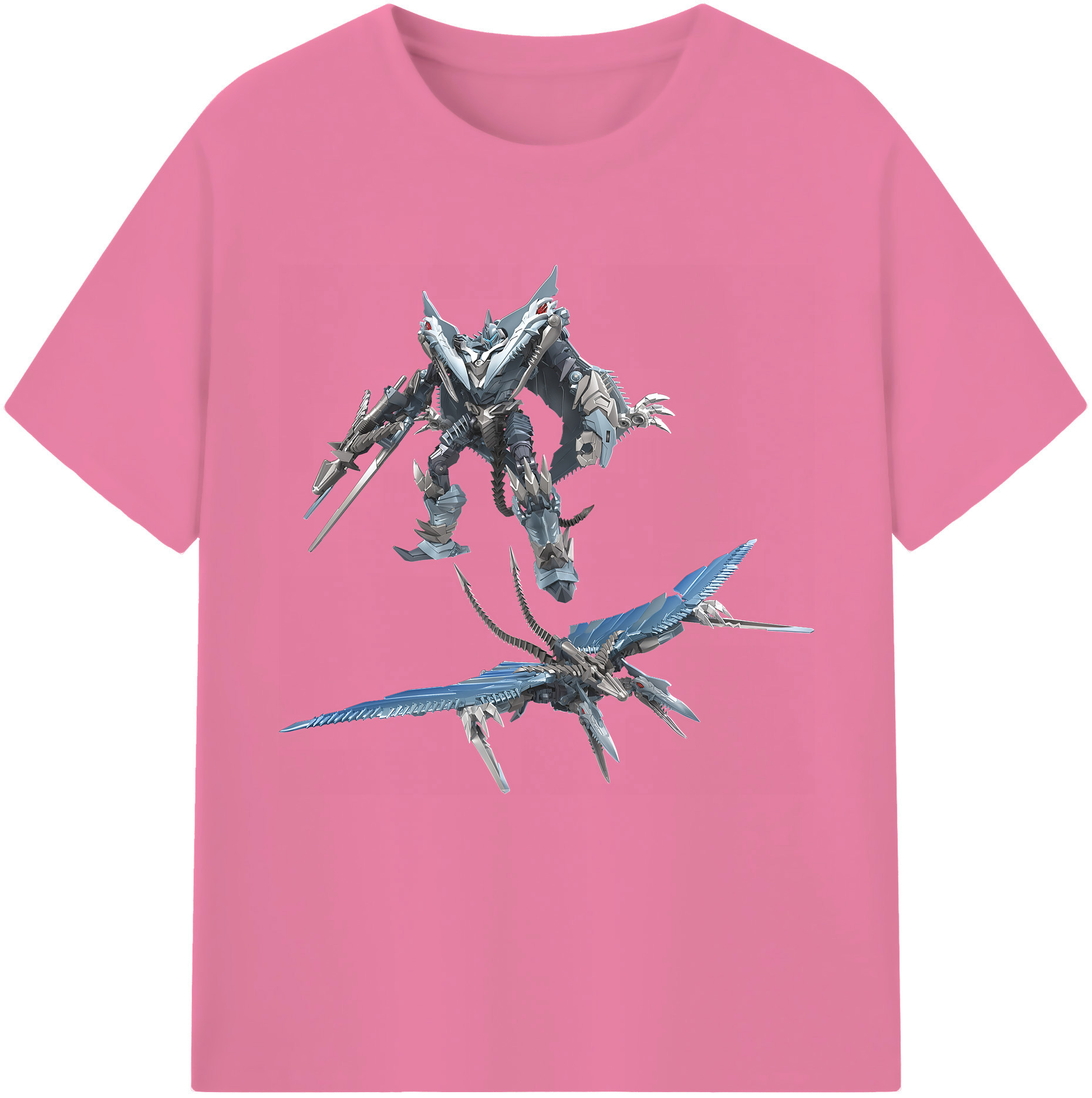 （画像用） Transformers トランスフォーマー 綿100％半袖Tシャツ（フロントプリント）
